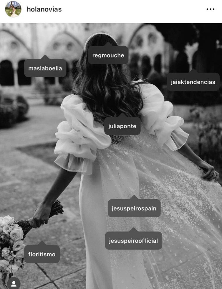 JESUS PEIRO en Instagram de Hola Novias